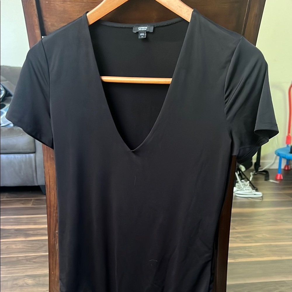 Express Black Fitted Bodysuit